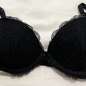 Lise Charmel Lace Padded Black Bra NWT 32D